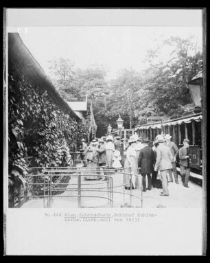 Wien, Zahnradbahn, BahnhofKahlenberge