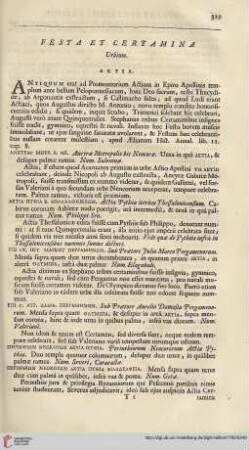 Festa et Certamina Urbium