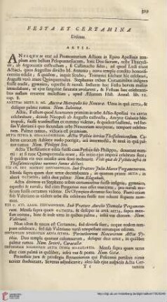 Festa et Certamina Urbium