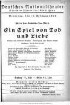 Ein Spiel von Tod und Liebe