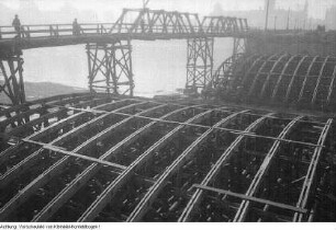 Dresden. Georgij-Dimitroff-Brücke (Augustusbrücke), Wiederaufbau, 1947