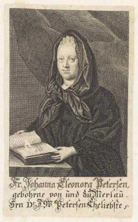 Bildnis der Johanna Eleonora Petersen