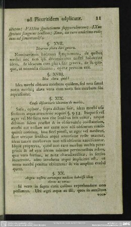 §. XVII. Idearum plura dari genera