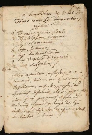 Alchemische und medizinische Rezepte, ital., dt. u. frz.