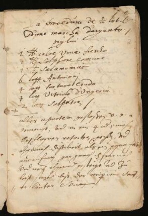 Alchemische und medizinische Rezepte, ital., dt. u. frz.