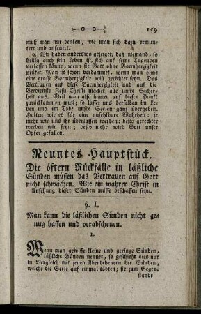 Neuntes Hauptstück.