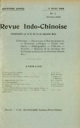 15 Mars 1904. No. 5