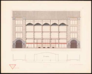 Warenhaus: Titel (aus: Moderne Bauformen. Fassaden, Interieurs, Details im Verein mit R. Beauclair, hrsg.v. M.J. Gradl, Bd. 2, H.2, 1903)