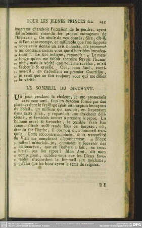 Le Sommeil Du Méchant