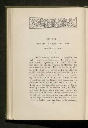Chapter III The men of the mountain