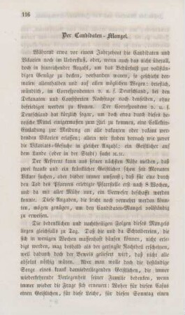 116-128 Der Candidaten-Mangel