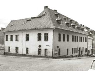 Annaberg-Buchholz. Erzgebirgsmuseum, Große Kirchgasse 16. Eckansicht