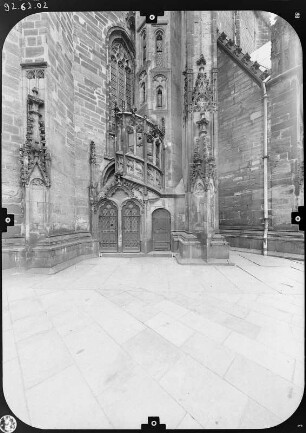 Zwickau. Dom St. Marien. Nordseite mit Treppenturm