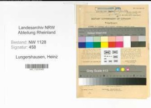 Entnazifizierung Heinz Lungershausen , geb. 15.11.1920 (Polizist)