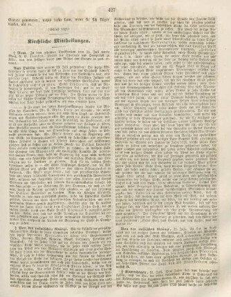 427-428 Kirchliche Mittheilungen