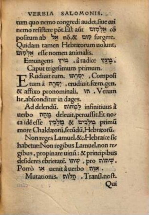 Proverbia Salomonis