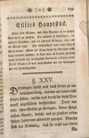 Eilftes Hauptstück.
