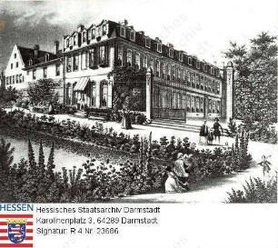 Frankfurt am Main, Haus 'Weißer Hirsch' am Hirschgraben / Wohnhaus der Bankiersfamilie Jakob Friedrich Gontard