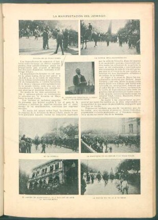 La manifestación del domingo