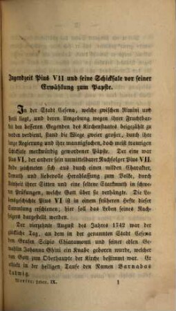 Leben des Papstes Pius VII.