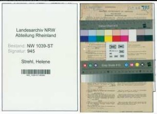 Entnazifizierung Helene Strehl , geb. 21.01.1920 (Lehrerin)