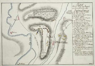 WHK 31 Krieg mit Frankreich 1792-1805: Plan des Lagers bei Regret, 2. bis 10. Oktober 1792
