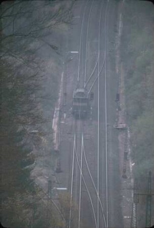 Laufach Schwarzkopftunnel Westportal Schiebelok 194 585 Lz