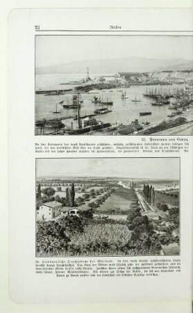 32. Panorama von Genua, von Südosten gesehen