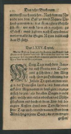 Das LXXV. Capitel.