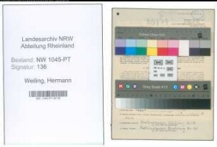 Entnazifizierung Hermann Weiling , geb. 01.02.1914 (Autoschlosser)