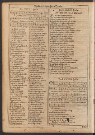 Der LXXXI. Psalm. - Der CX. Psalm.