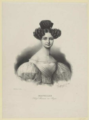 Bildnis der Prinzessin Mathilde von Bayern