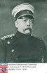 Bismarck, Otto Graf v. (1815-1898) / Porträt in Uniform, vorblickend, Brustbild