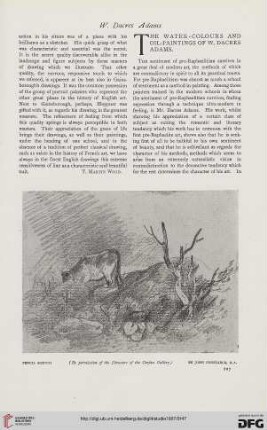 39: The water-colours and oil-paintings of W. Dacres Adams