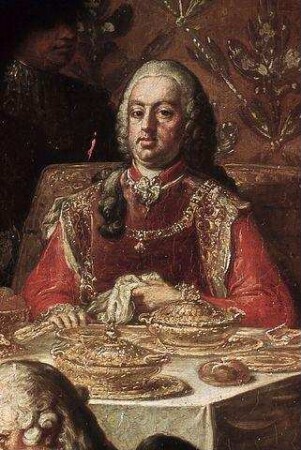 Fest des Goldenen Vlies-Ordens zur Zeit des Kaisers Franz I. Stephan in der Wiener Hofburg