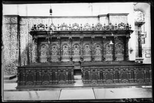 Österreich, Linz. Jesuitenkirche zum Heiligen Ignatius, Chorgestühl