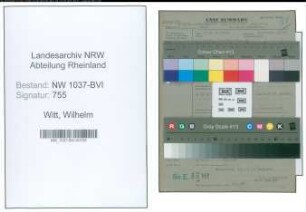 Entnazifizierung Wilhelm Witt , geb. 06.05.1909 (Betriebstechniker)