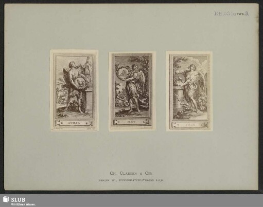 Avril, May und Juin