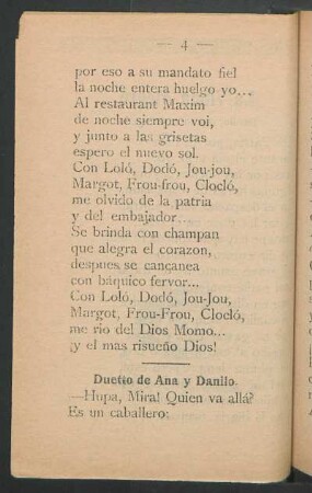 Duetto de Ana y Danilo