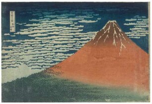 Der Berg Fuji bei Südwind