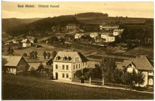 Bad Elster. Blick auf den Ortsteil Kessel