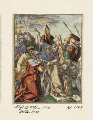 Kreuztragung, aus: Nicolò Nelli, "Redemptionis humanae mysteria", Venedig 1568
