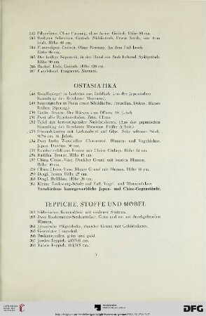 Ostasiatika (Nr. 248-261)