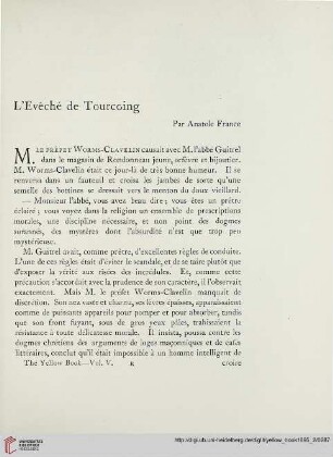 5: L' Evêche de Tourcoing