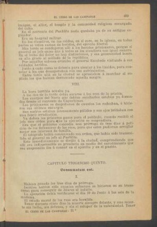 Capítulo trigésimo quinto. - Consumatum est.