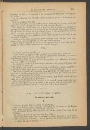 Capítulo trigésimo quinto. - Consumatum est.