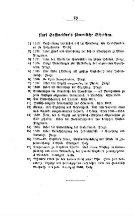 Karl Hoffmeister`s sämmtliche Schriften