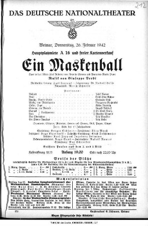 Ein Maskenball