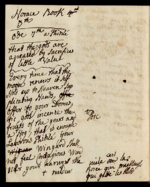 Horace Book 3th Ode 7th