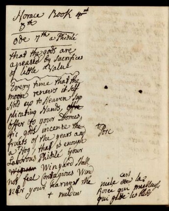 Horace Book 3th Ode 7th